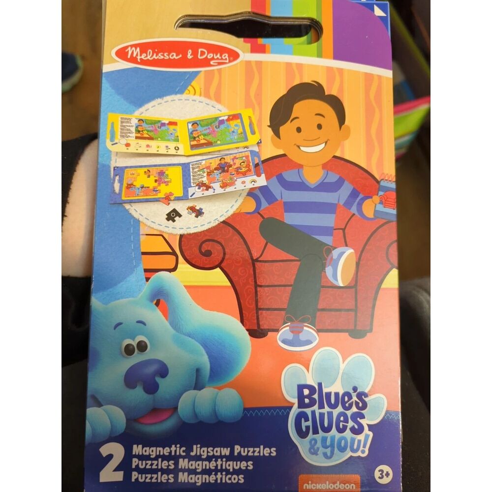 Melissa & Doug Blue's Clues & You! Take-Along Magnetic Jigsaw Puzzles